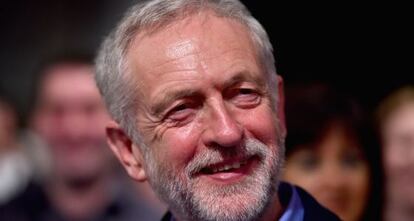 Jeremy Corbyn, nuevo l&iacute;der del Laborismo brit&aacute;nico, hoy en Londres