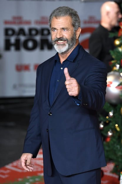 El actor, director y productor Mel Gibson, de 63 años, en Londres.
