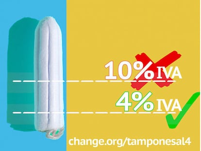 Candidatos, ¿por qué no habláis del IVA de los tampones?