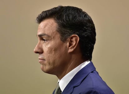 Pedro Sánchez, líder del PSOE