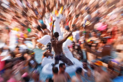 16ª edición del Circuit Festival, en el "Water Park Day", en el parque acuático Illa Fantasia, en Vilassar de Dalt (Barcelona).