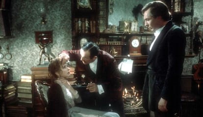 Fotograma de la película La vida privada de Sherlock Holmes (1970) del director Billy Wilder.