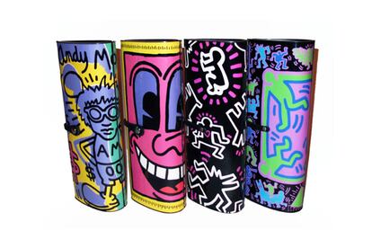 Carteras graffiti de Keith Haring para Patricia Field.