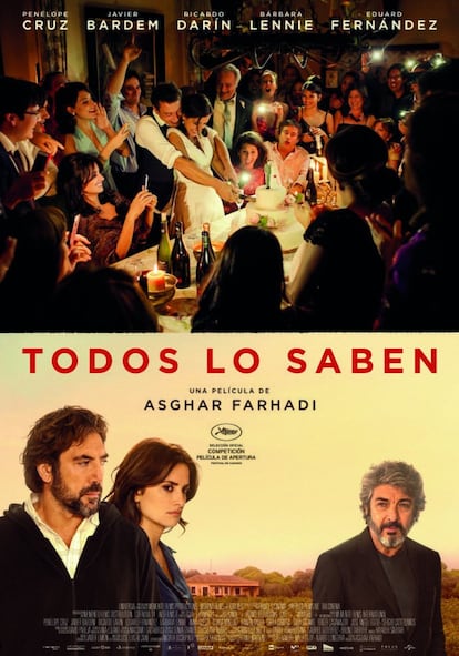 Intérpretes: Penélope Cruz, Javier Bardem, Ricardo Darín. Género: drama. España, 2018. Duración: 132 minutos.