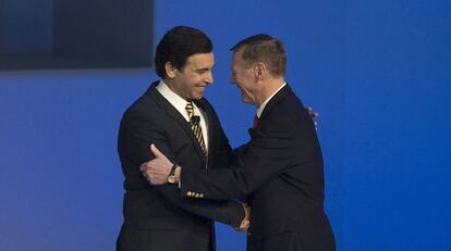 Alan Mulally (derecha) con Mark Fields, su potencial sucesor