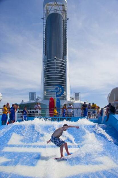 'Freedom of the Seas', uno de los cruceros más grandes del mundo.