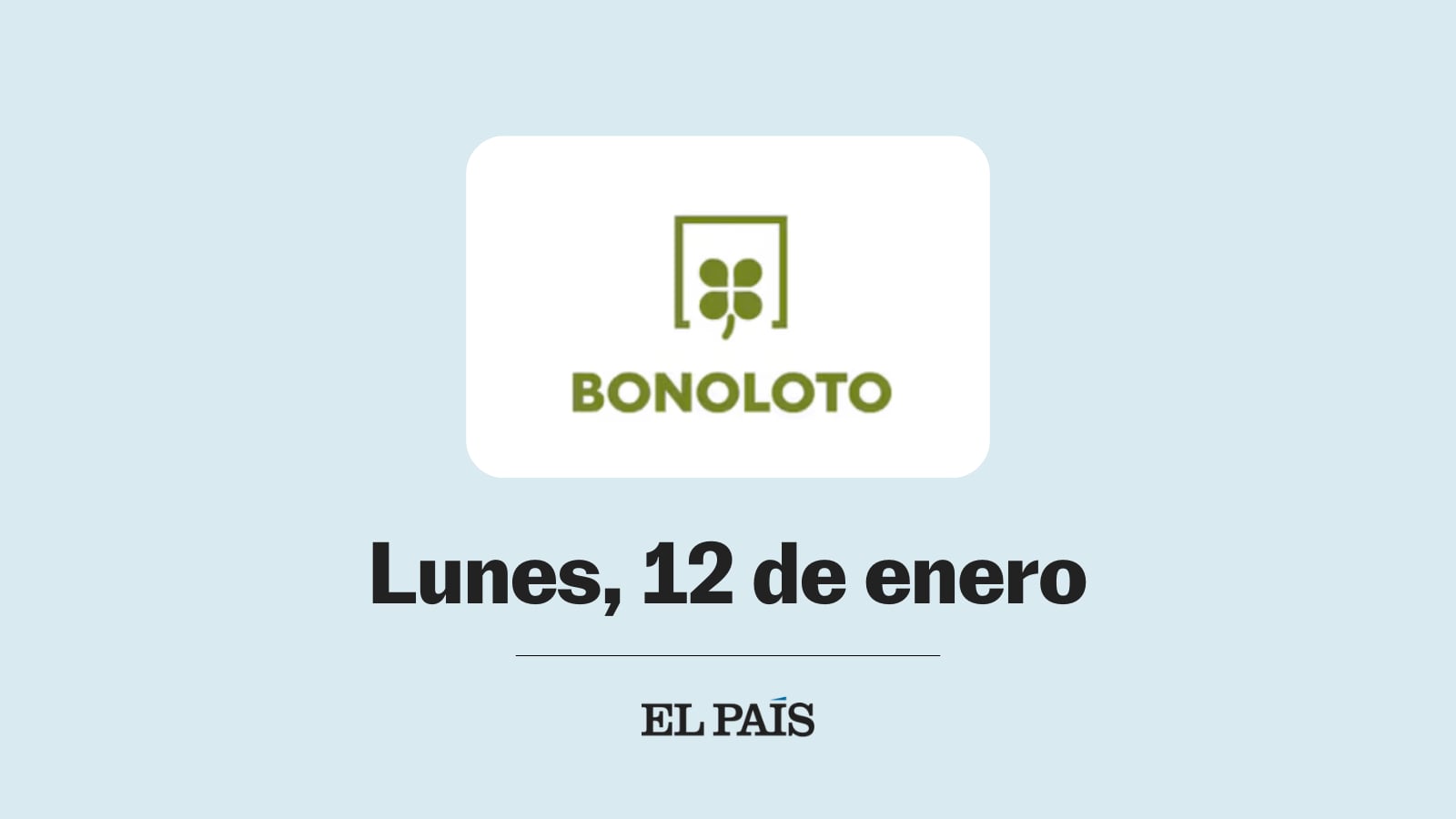 Bonoloto: comprobar sorteo del lunes 12 de enero