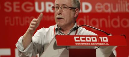 El secretario general de CCOO, Ignacio Fernández Toxo. 