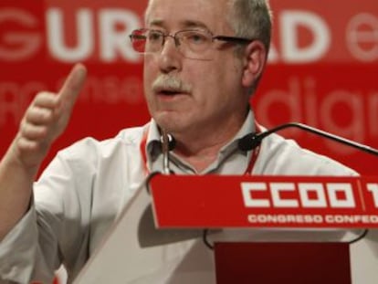 El secretario general de CCOO, Ignacio Fernández Toxo. 