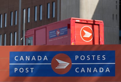 Camión de Canadá Post