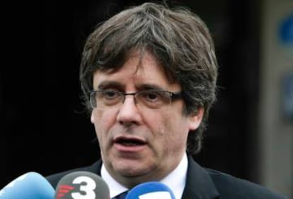 Ousted Catalan leader Carles Puigdemont.