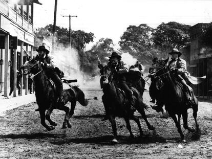 Imagen de un western, al que el autor se ha asociado al elegir su seudónimo: Oeste.