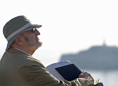 El escritor Álvaro Pombo, ayer en Santander.