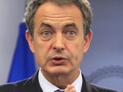 El presidente, José Luis Rodríguez Zapatero.