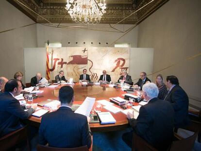Reunió aquest dimarts de l'Executiu de Artur Mas.