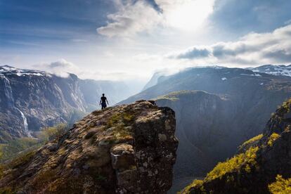 Un valle de la región de Rogaland, al oeste de Noruega.