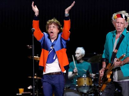 Els Rolling Stones, en un concert a Califòrnia el 2016.