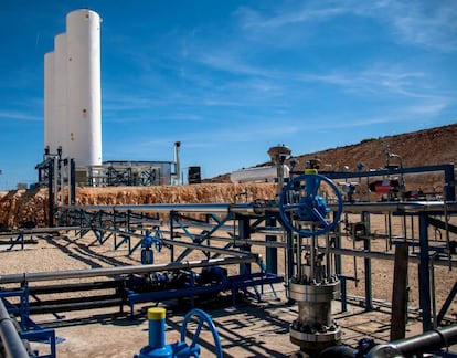 Planta piloto de la Fundación Ciudad de la Energía, en Hontomín (Burgos), que almacena el carbono capturado por su par de Compostilla, en Ponferrada.