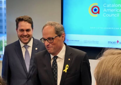 Catalan premier Quim Torra in Washington.