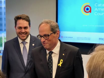 Catalan premier Quim Torra in Washington.