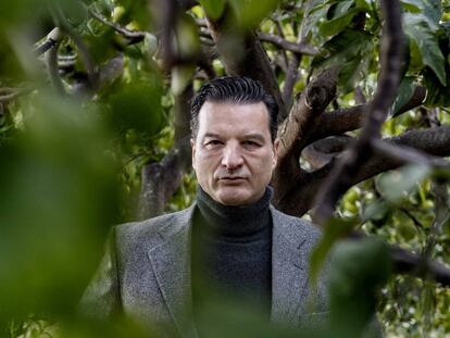 El perfumista de Guerlain Thierry Wasser, en la plantación de Condofuri, en Calabria.