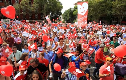 Marcha contra el aborto este domingo en Madrid.