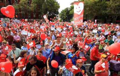 Marcha contra el aborto este domingo en Madrid.