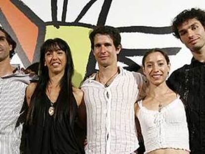 Raúl Cassasola, Yuri Yanowsky, Laura Feijoo, Nelson Madrigal, Erica Cornejo y Carlos Molina.