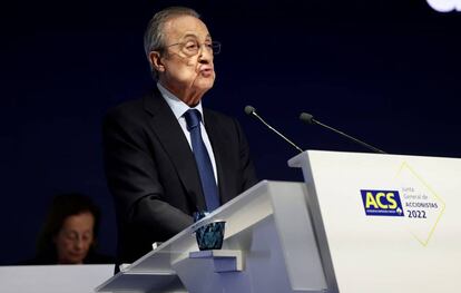 Florentino Pérez, presidente de ACS.