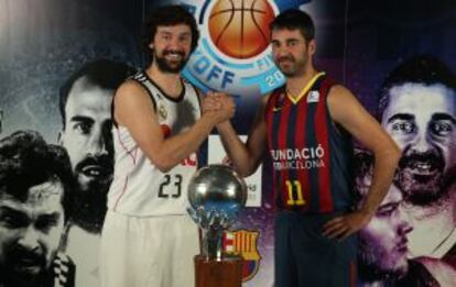 Llull y Navarro, en la presentación de la final