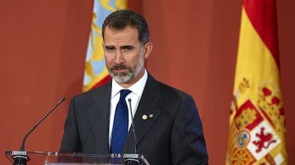 El Rey de Espa&ntilde;a, Felipe VI.