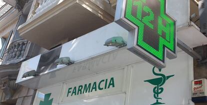 Una farmacia en Madrid.