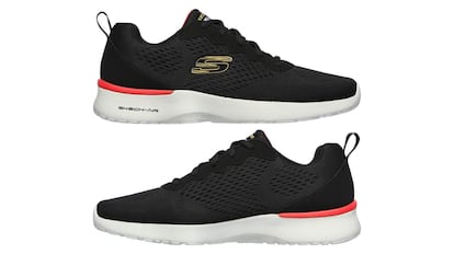 Estas zapatillas Skechers para hombre cuentan con una plantilla de espuma que se adapta a la forma del pie.
