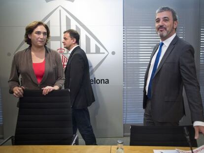 Ada Colau i Jaume Collboni en una imatge d&#039;arxiu.