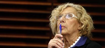 La alcaldesa de Madrid, Manuela Carmena.