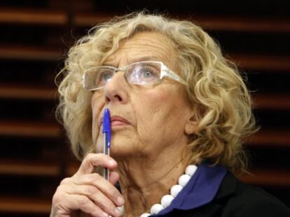 La alcaldesa de Madrid, Manuela Carmena.