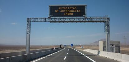 La autopista de Antofagasta cuenta con tecnolog&iacute;a de Indra. 