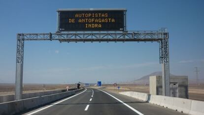 La autopista de Antofagasta cuenta con tecnolog&iacute;a de Indra. 