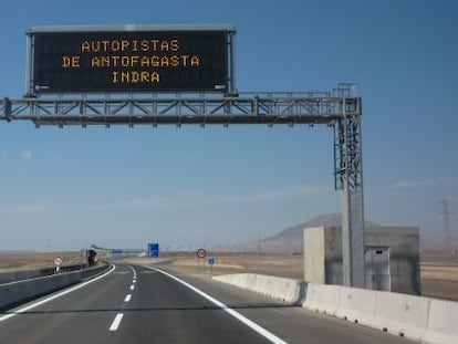 La autopista de Antofagasta cuenta con tecnolog&iacute;a de Indra. 