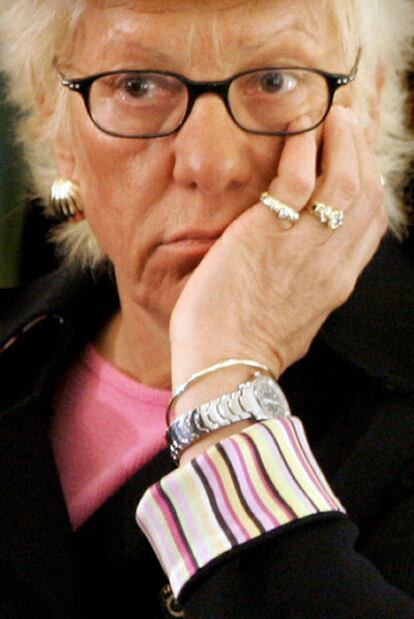 Carla del Ponte, exfiscal del Tribunal Penal para la ex Yugoslavia, en La Haya, en 2006.