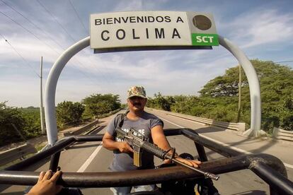 Un grupo de autodefensas en Colima.