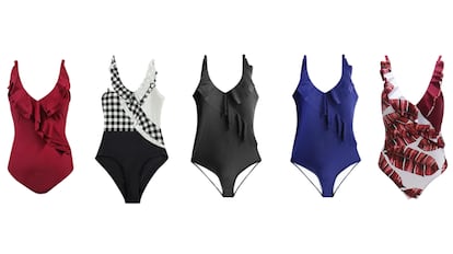 Estos bañadores para mujer son reductores y estilizan la figura.
