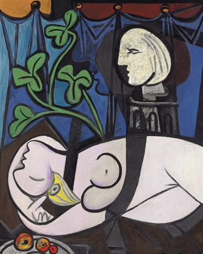 'Desnudo, hojas verdes y busto', de Pablo Picasso, vendido en Nueva York por 106,5 millones de dólares.