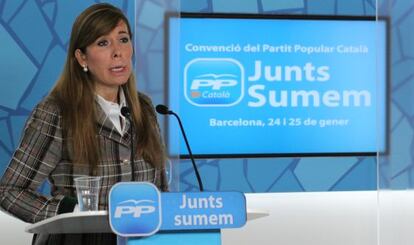 Alicia Sánchez-Camacho, presidenta del PP catalán.