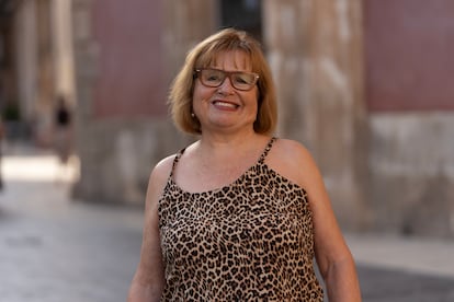 Isabel Motos el 7 de agosto en Murcia.