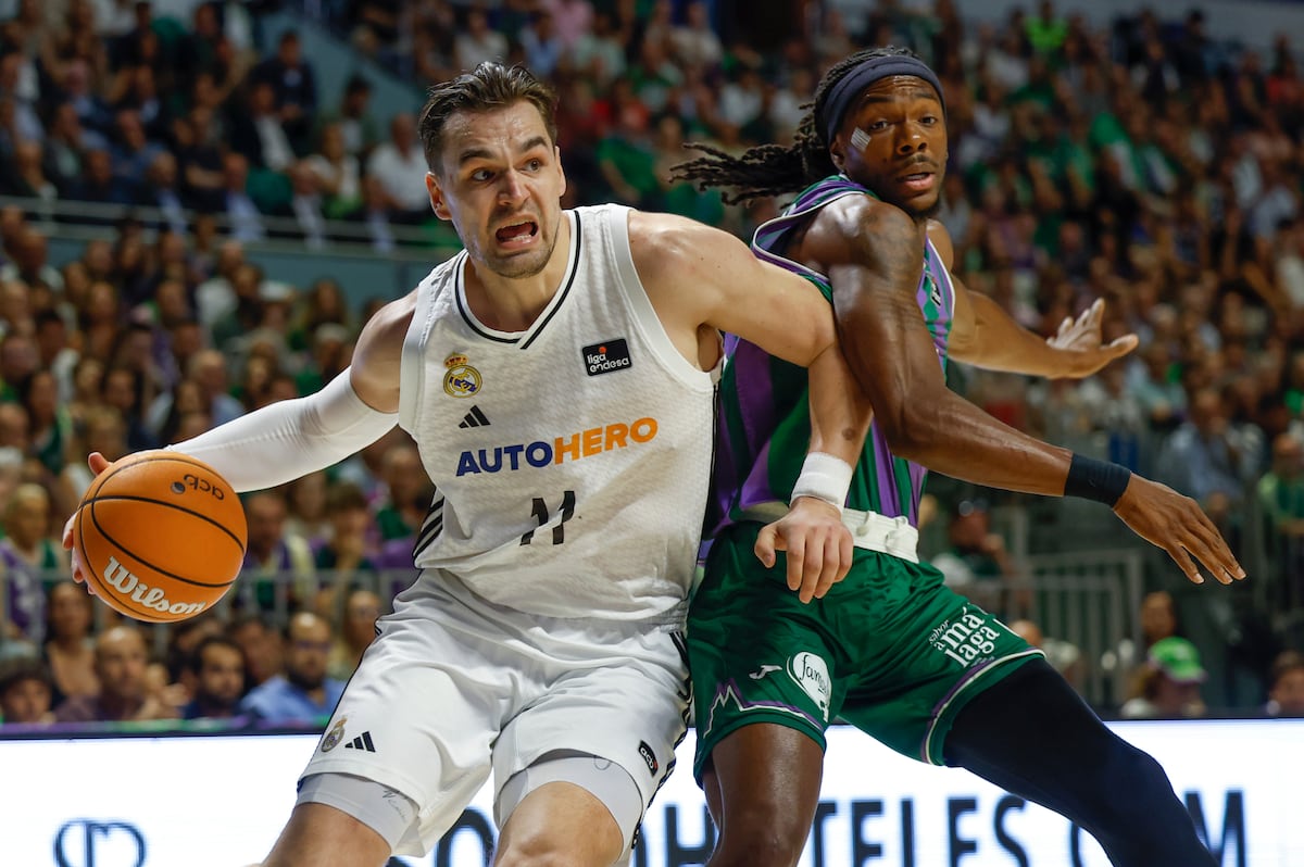 El Real Madrid cierra la histórica temporada del Unicaja Málaga