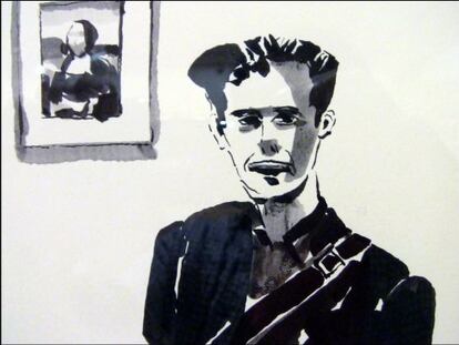 Autorretrato de Fernando Bryce.