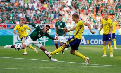 El gol de Ludwig Augustinsson a Suecia.