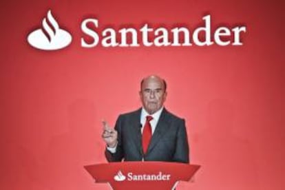 El presidente del Banco Santander, Emilio Botín. EFE/Archivo