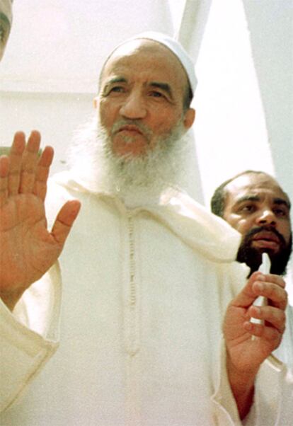 El jeque Abdessalam Yassin, en mayo de 2000.